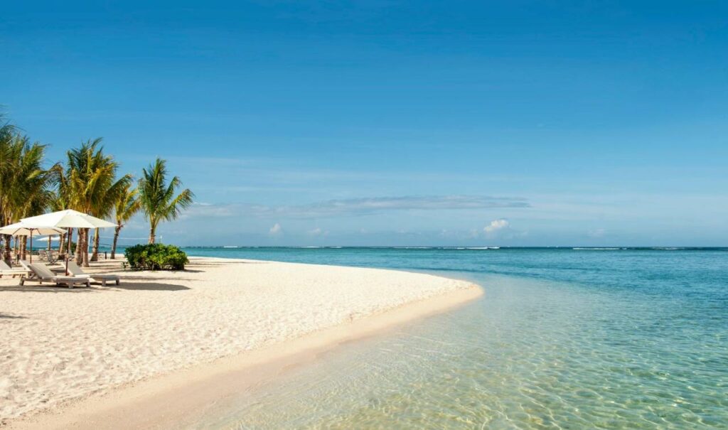 strand på mauritius