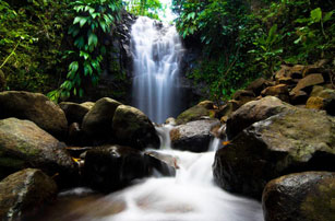 vattenfall på Grenada