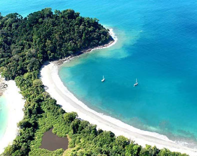 Strand på Costa Rica