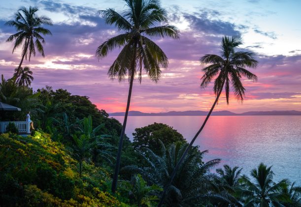 Sunset at Raiwasa Private Resort in Taveuni