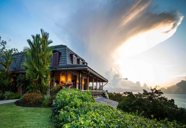 Tobago-Stonehaven-Villas-Clubhouse-Sunset-View